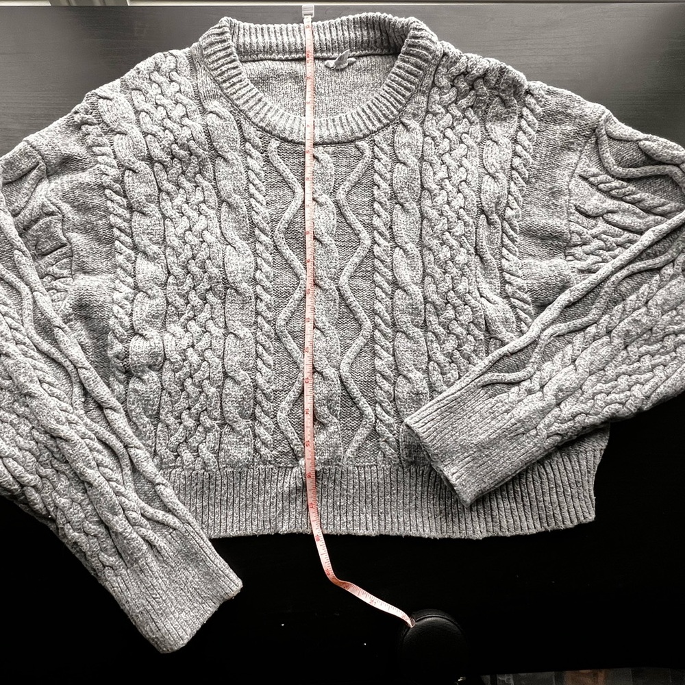 Garage cable knit sweater. Previously loved.